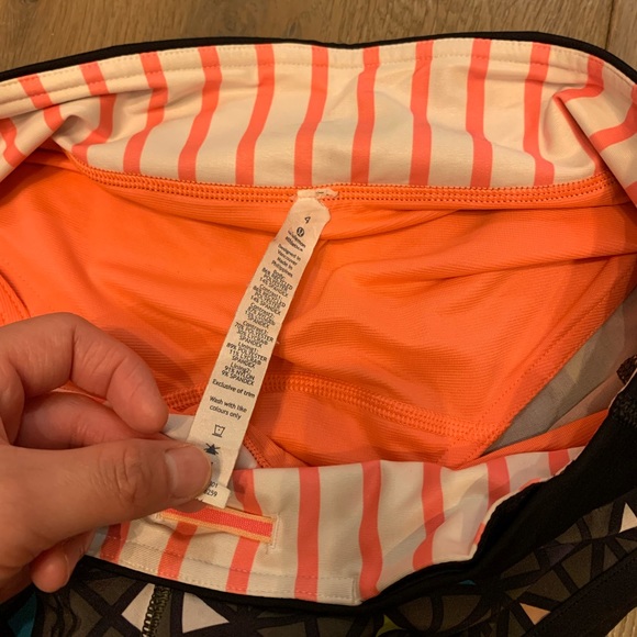 Lululemon Confetti Pop Speed Shorts size 4 - Picture 6 of 7